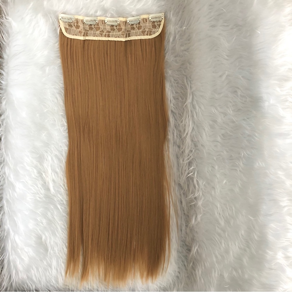3/4 Full-Head 5Clips Blonde Hair Extensions